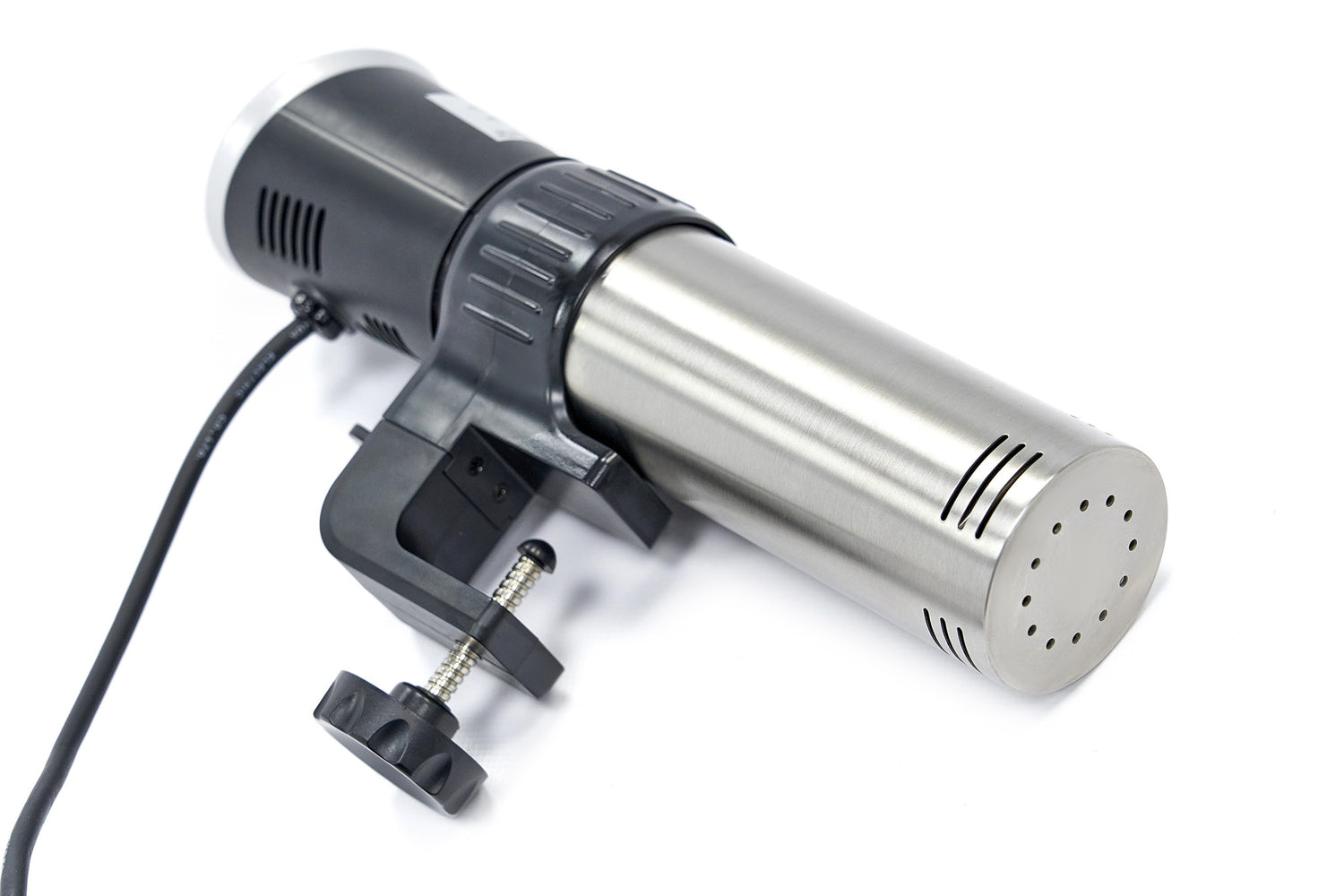 Cuiseur sous vide Maxima avec bâton de 20 L, pompe de 8 L/min, affichage numérique et câble électrique.