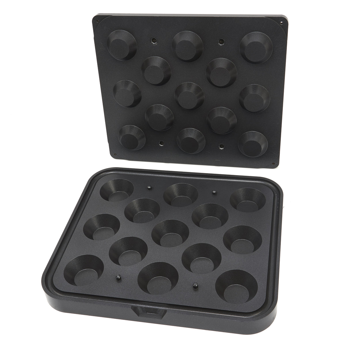 Set de 13 moules à tartelettes rondes Maxima, diamètre 67/41 mm, pour pâtisserie, en acier durable.