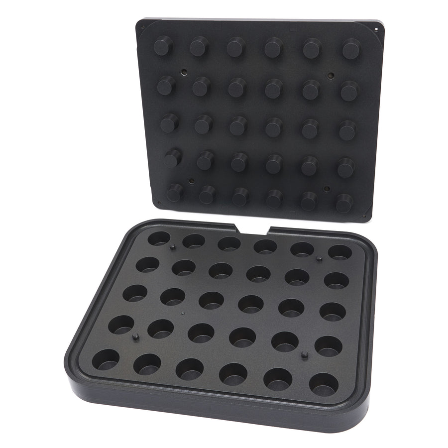 Moule à tartelettes rond Maxima, 35/29 mm, lot de 30 pièces, pour la cuisson de petites tartes.