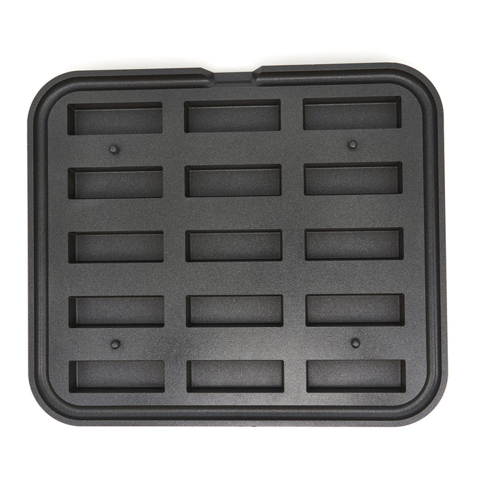 Moule à Tartelette - Rectangle - 90x30/85x26 mm - 15 pieces