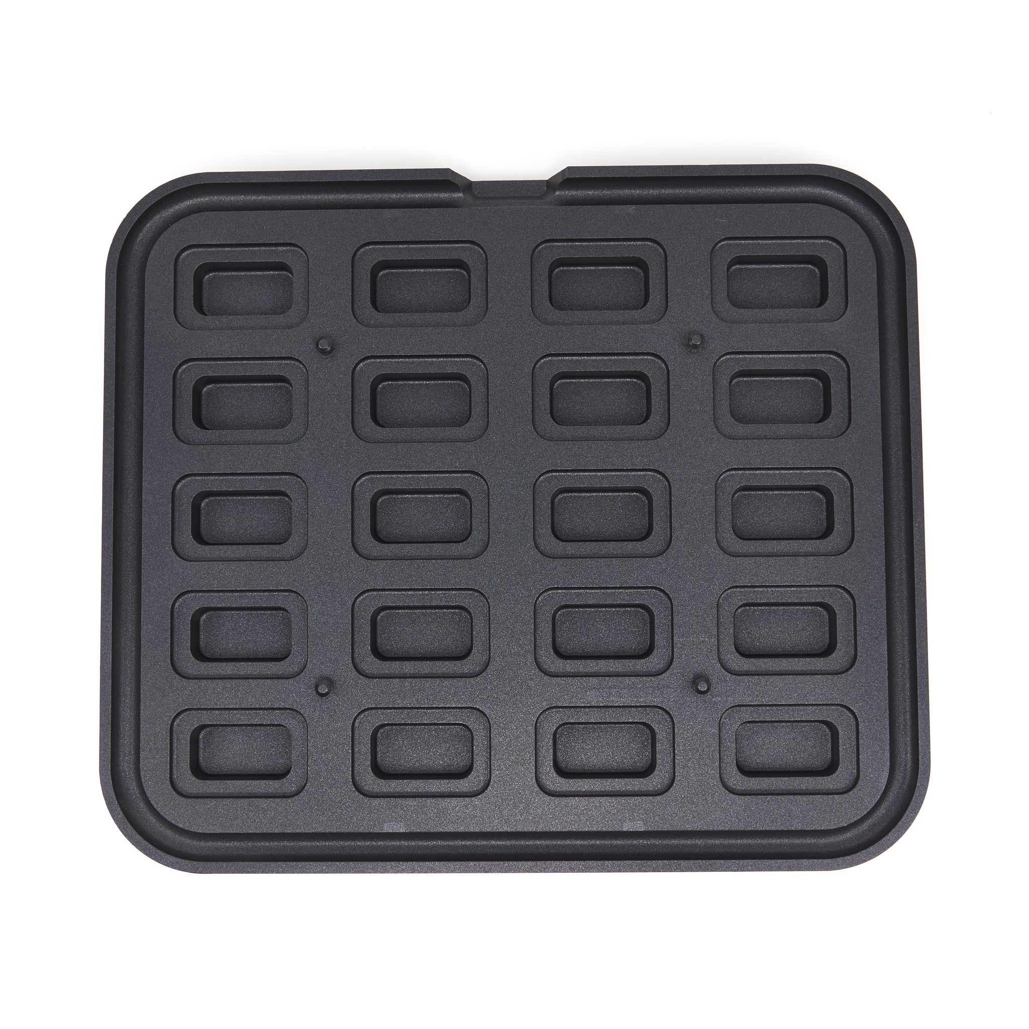 Moule à Tartelette - Rectangle - 64x41/45x22 mm - 20 pieces