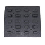 Moule à Tartelette - Rectangle - 64x41/45x22 mm - 20 pieces