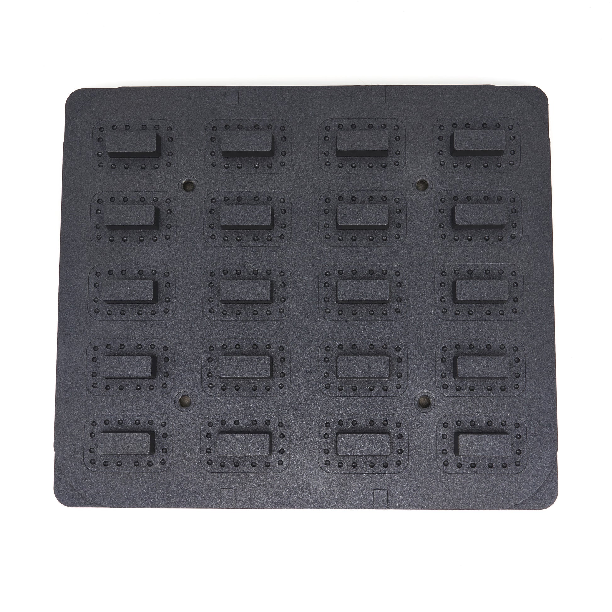 Moule à Tartelette - Rectangle - 64x41/45x22 mm - 20 pieces
