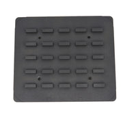 Moule à Tartelette - Rectangle - 50x23/42x17 mm - 25 pieces