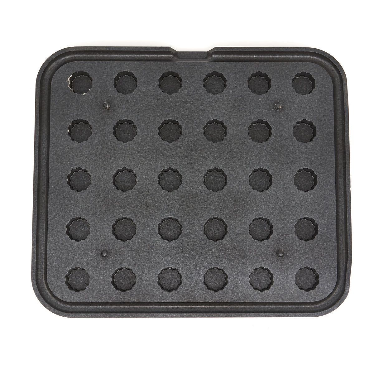 Moule à tartelettes ondulé Maxima, lot de 30 pièces, diamètre 27-30 mm, en métal pour préparer des tartelettes maison.