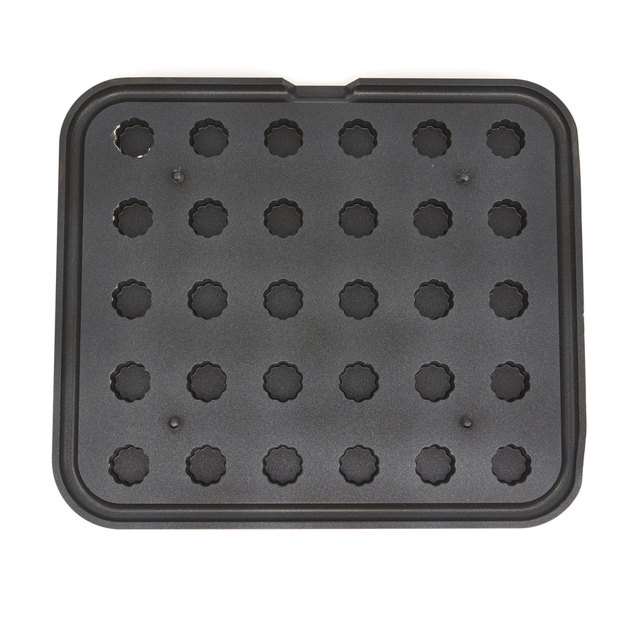 Moule à tartelettes ondulé Maxima, lot de 30 pièces, diamètre 27-30 mm, en métal pour préparer des tartelettes maison.