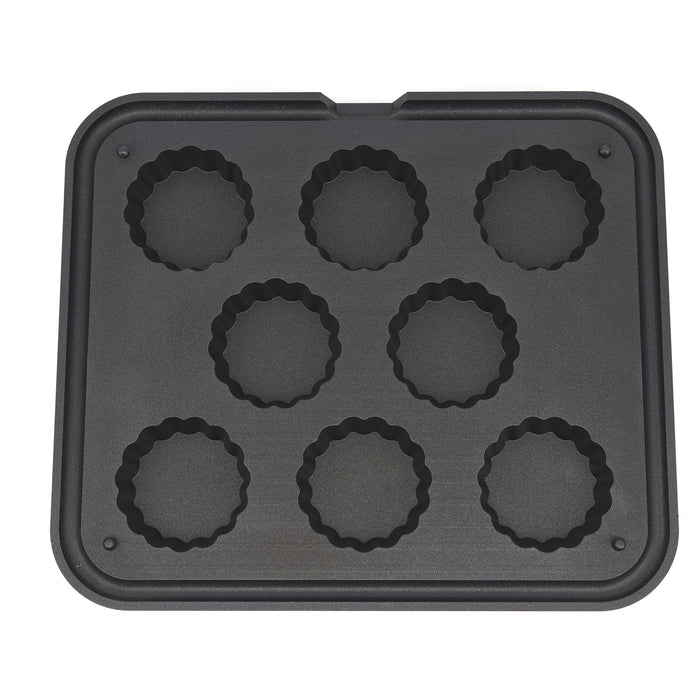 Moule à Tartelette - Ondulé -  84/71 mm - 8 pieces