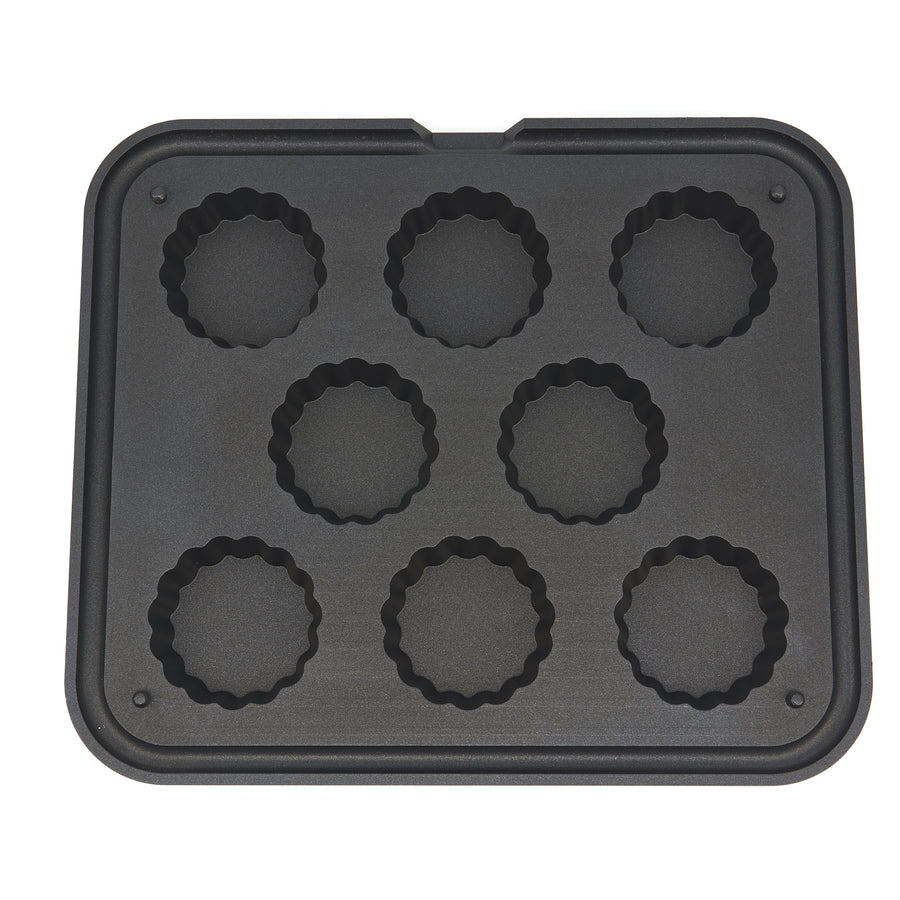 Moule à Tartelette - Ondulé -  84/71 mm - 8 pieces
