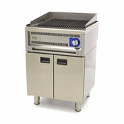 Chargrill de qualité commerciale - unité double - 60 cm de profondeur - gaz