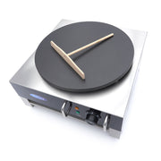 Crêpière - crêpe simple - 40 cm - avec tartineur de pâte à frire