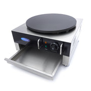Crêpière - crêpe simple - 40 cm - avec tartineur de pâte à frire