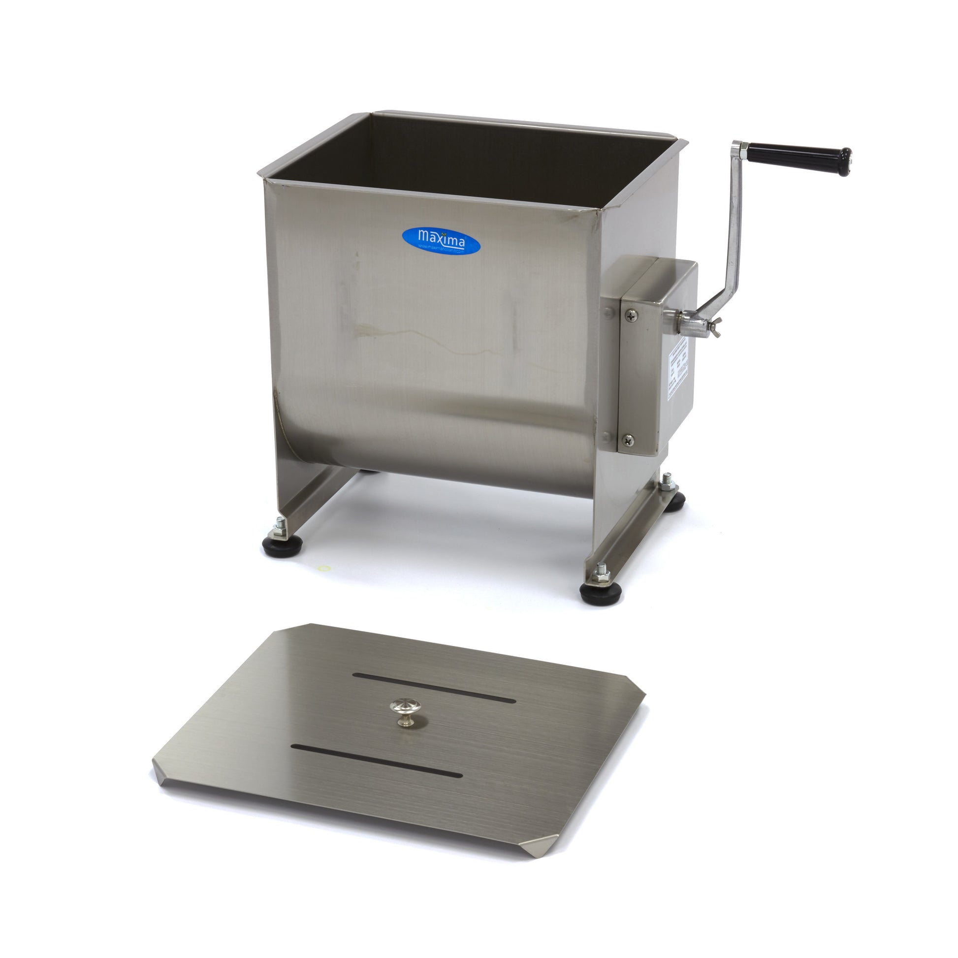 Mélangeur à viande - 30 L - 25 kg viande - axle unique - manuel