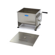 Mélangeur á viande - 30 L - 25 kg viande - axle double - manuel