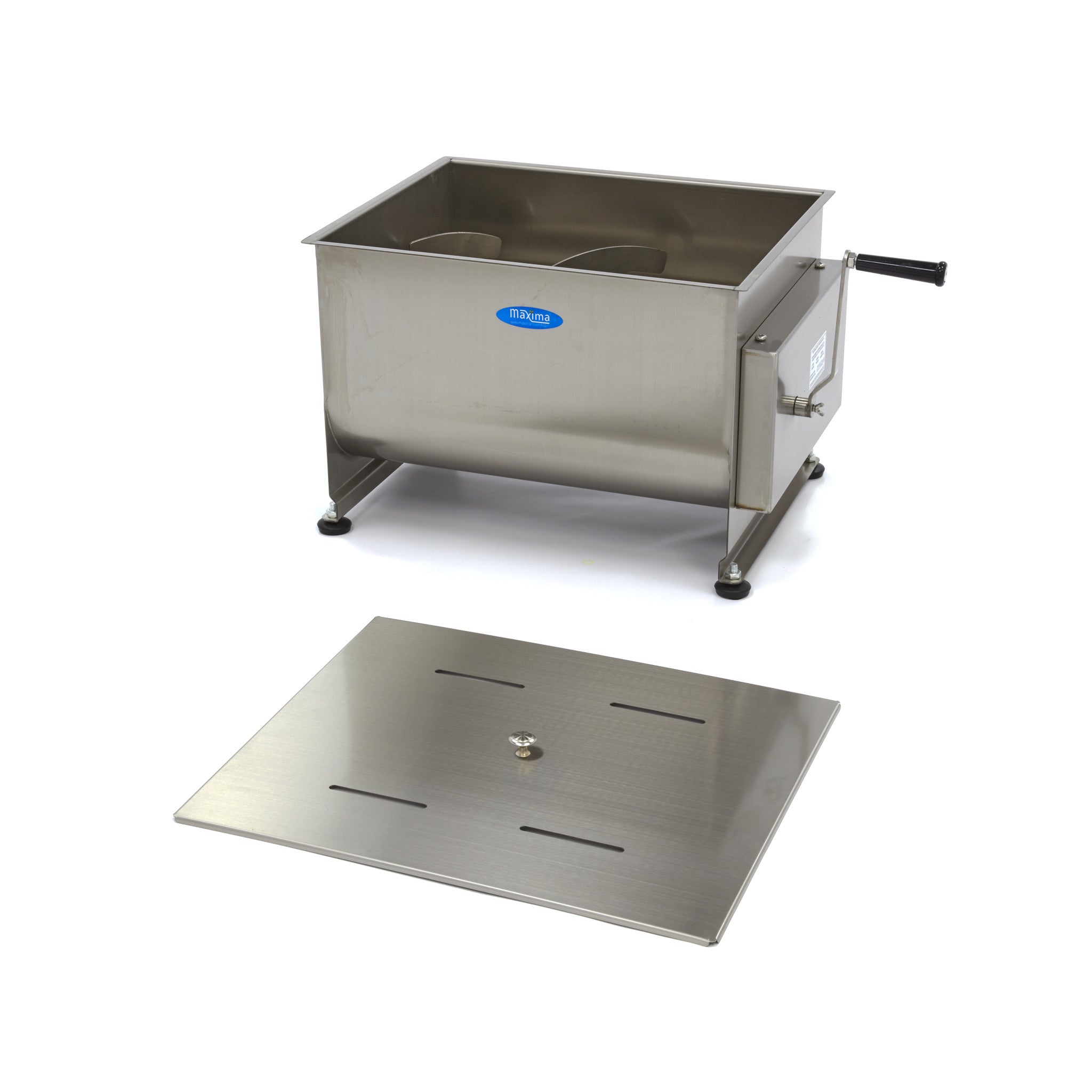 Mélangeur à viande - 50 L - 43 kg viande - axle double - manuel