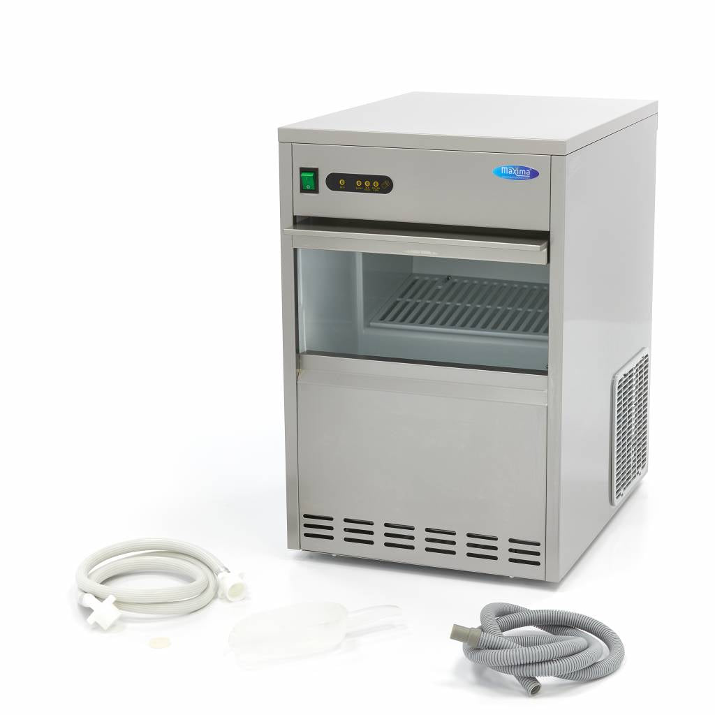 Machine à glaçons - 45 kg/jour - glaçons creux - refroidissement par air