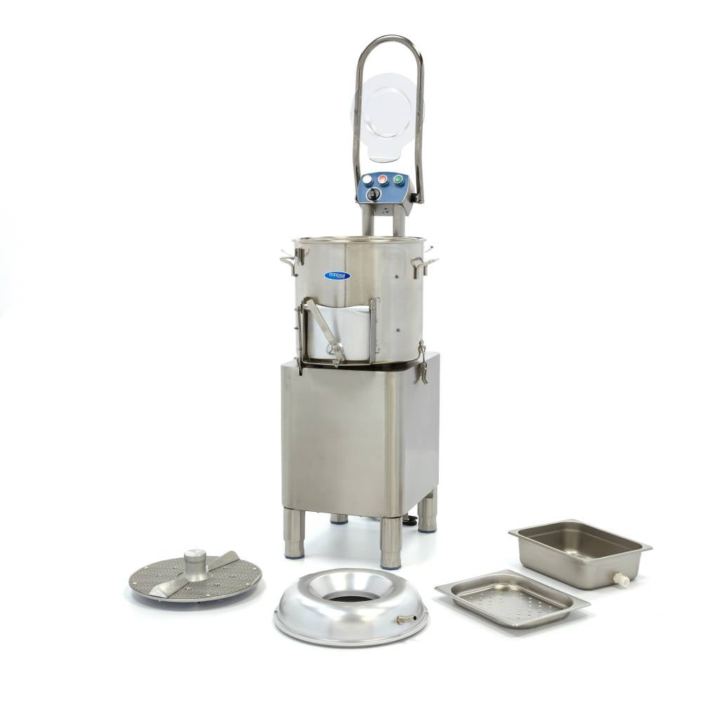 Machine à éplucher les pommes de terre - 20 kg - 400 kg / h - minuteur intégré