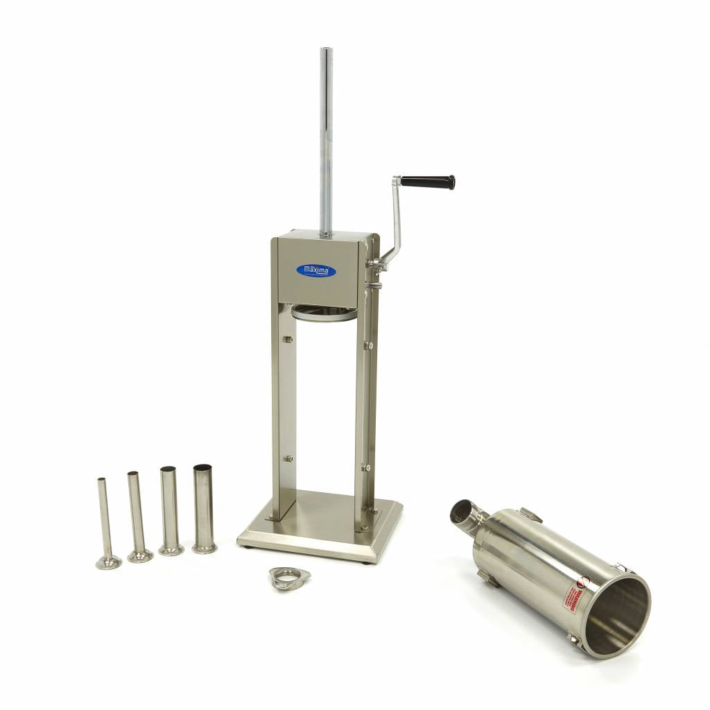 Poussoir à saucisses - 5 L - verticale - incl 4 tubes de remplissage