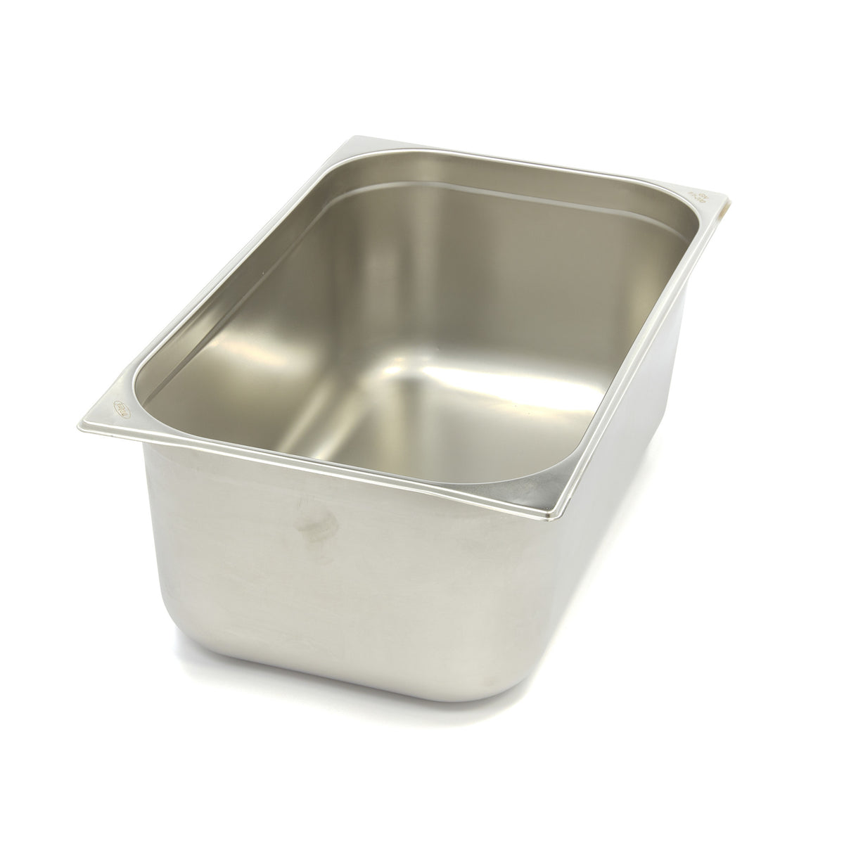 Récipient gastronorm 1/1 GN en acier inoxydable, profondeur 20 cm, de marque Maxima, pour la cuisine professionnelle.