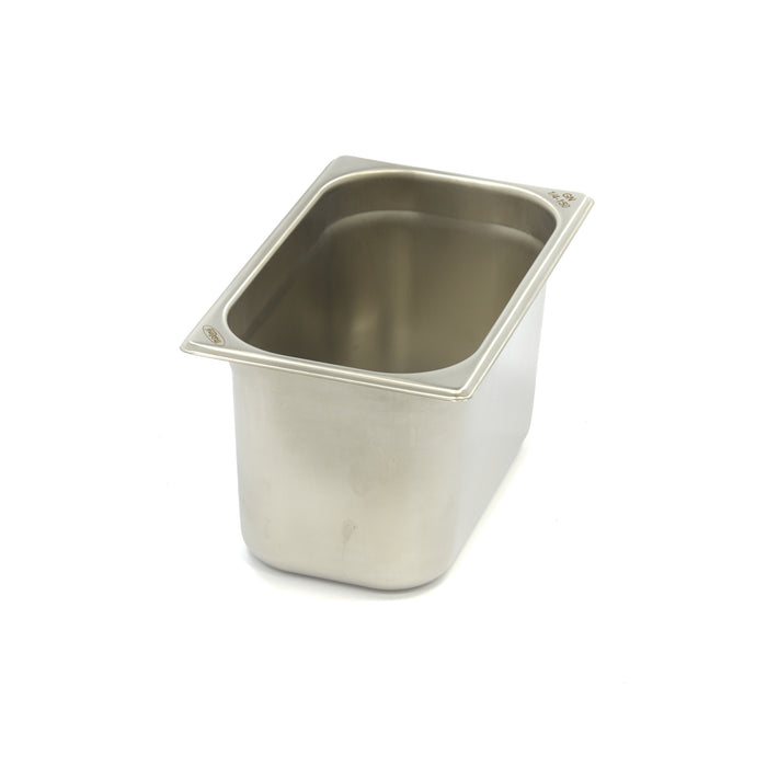 Récipient gastronorm 1/4 GN en acier inoxydable, profondeur 15 cm, bac gastronorme Maxima pour cuisine professionnelle