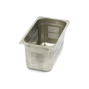 Gastronorm container - 1/3 GN - 15 cm deep - stainless steel - perforated