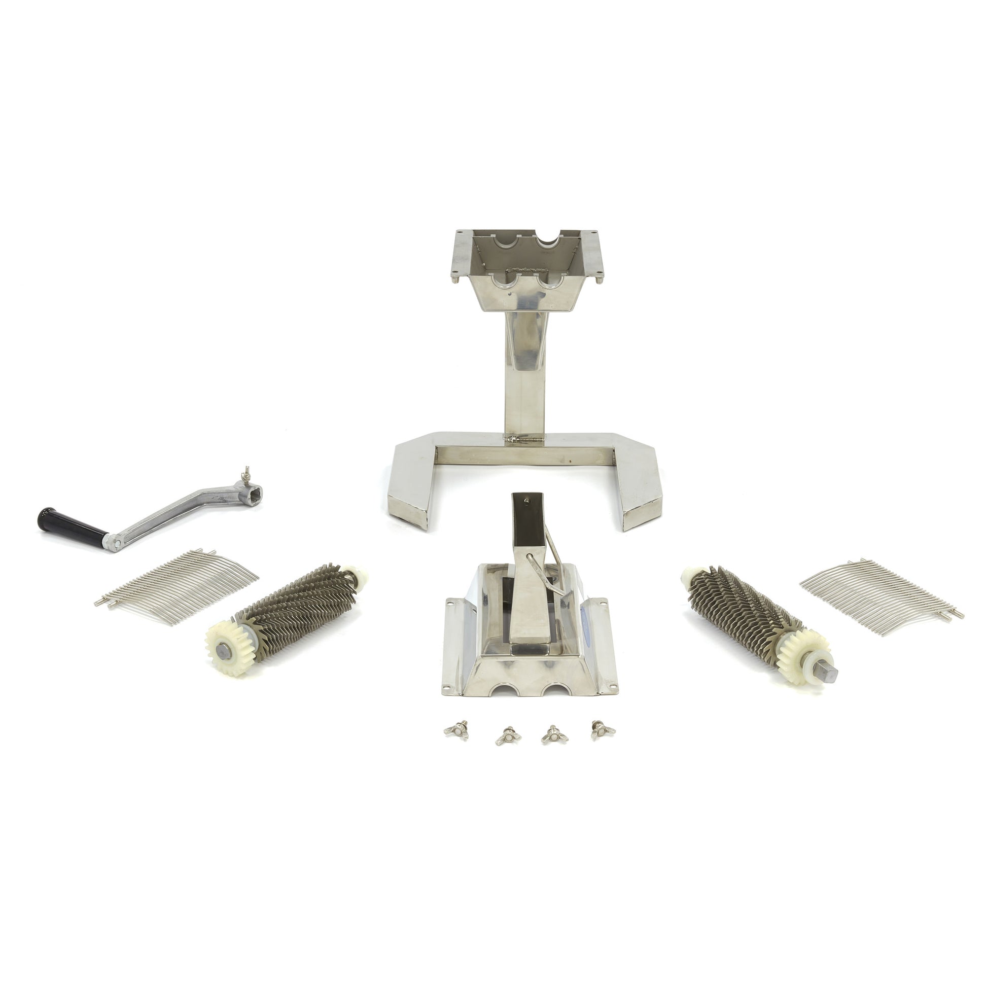 Attendrisseur de viande - 2 rouleaux - 27 lames - 12,5 x 2,5 cm entrée