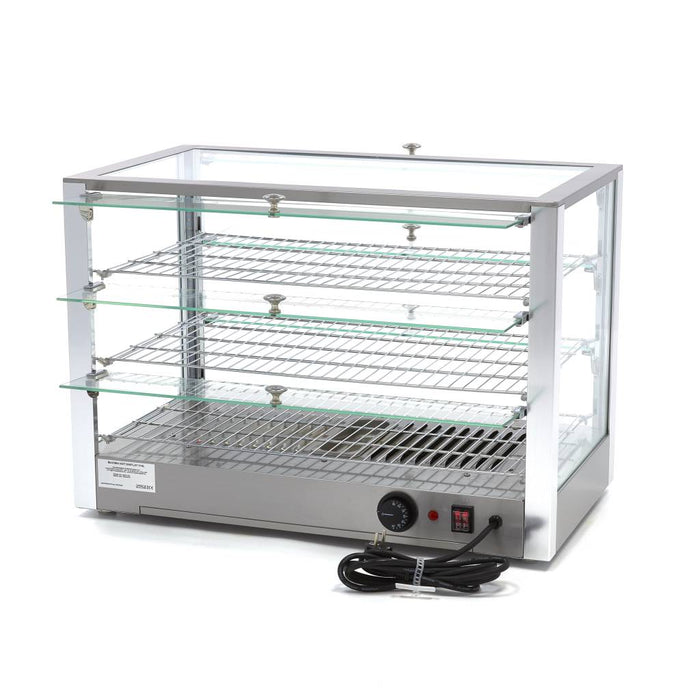Vitrine chaude - 115 L - 70 cm - 3 étagères