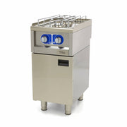 Cuiseur de qualité commerciale - 2 brûleurs - unité simple - profondeur 60 cm - gaz