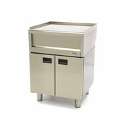 Plan de travail commercial Maxima pour ligne de cuisson 600, unité double, profondeur 60 cm, surface résistante et pratique.