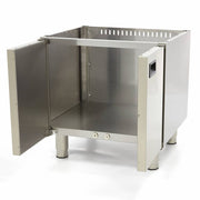 Support de cuisine commerciale Maxima, unité double avec 2 portes, profondeur 60 cm, pour ligne de cuisson 600.