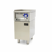 Gril de qualité commerciale - lisse - unité simple - profondeur 60 cm - gaz