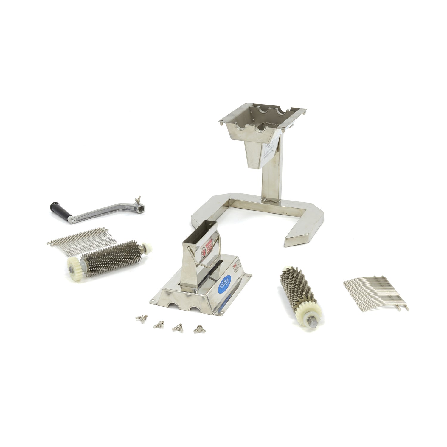 Attendrisseur de viande - 2 rouleaux - 27 lames - 12,5 x 2,5 cm entrée