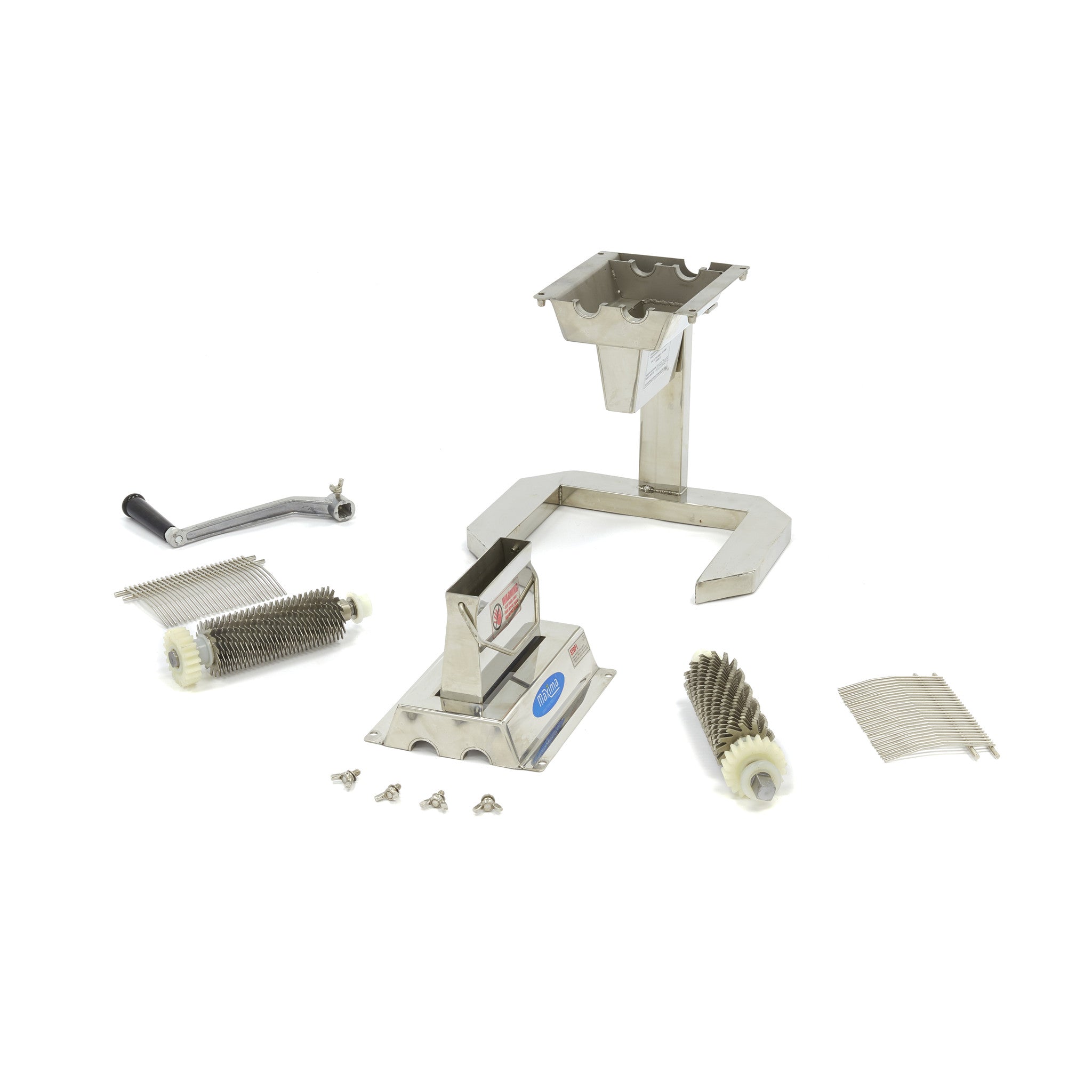 Attendrisseur de viande - 2 rouleaux - 27 lames - 12,5 x 2,5 cm entrée