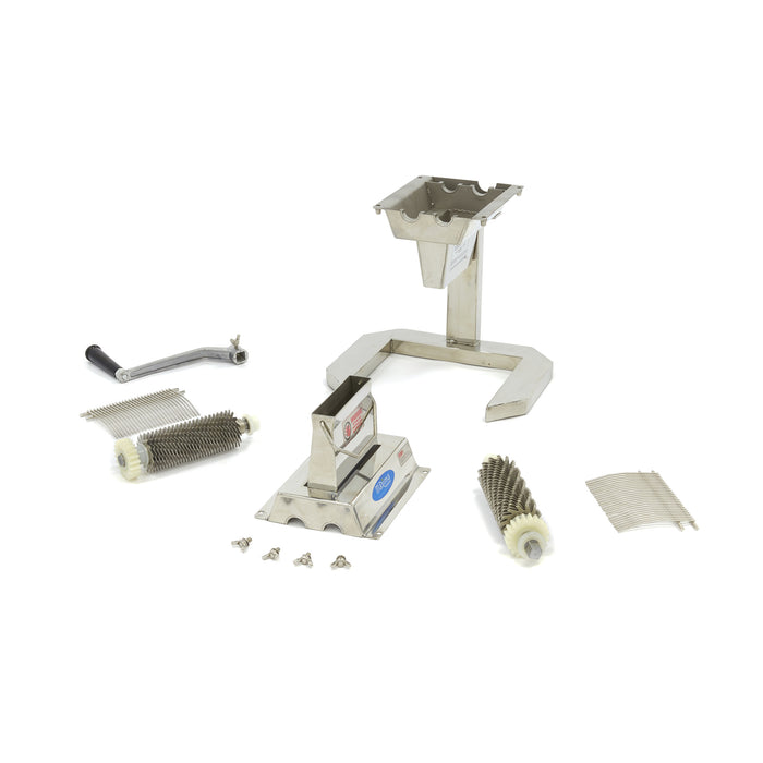 Attendrisseur de viande - 2 rouleaux - 27 lames - 12,5 x 2,5 cm entrée
