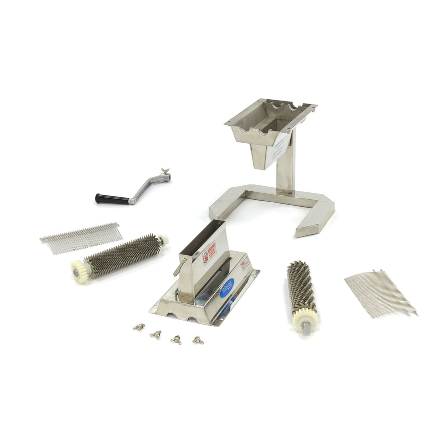 Attendrisseur de viande - 2 rouleaux - 37 lames - 17,5 x 2,5 cm entrée