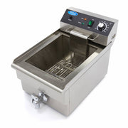 Friteuse - 16 L - 1 panier - avec robinet de vidange