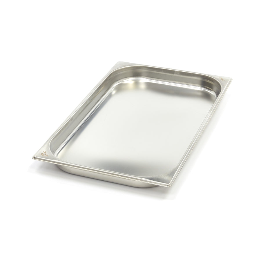 Récipient gastronorm Maxima 1/1 GN en acier inoxydable, profondeur 4 cm, pour la cuisine professionnelle.