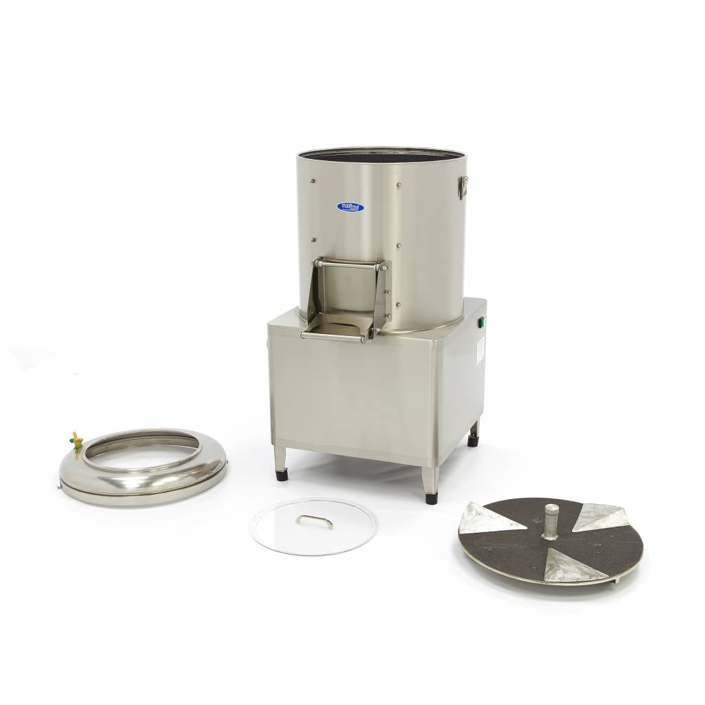 Machine à éplucher les pommes de terre - 30 kg - 600 kg / h
