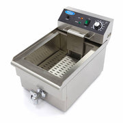 Friteuse - 16 L - 1 panier - avec robinet de vidange