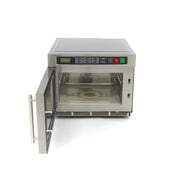 Micro-ondes professionnel Maxima 1800W avec 20 programmes, grande capacité pour assiettes jusqu’à Ø36 cm, 2 tablettes.