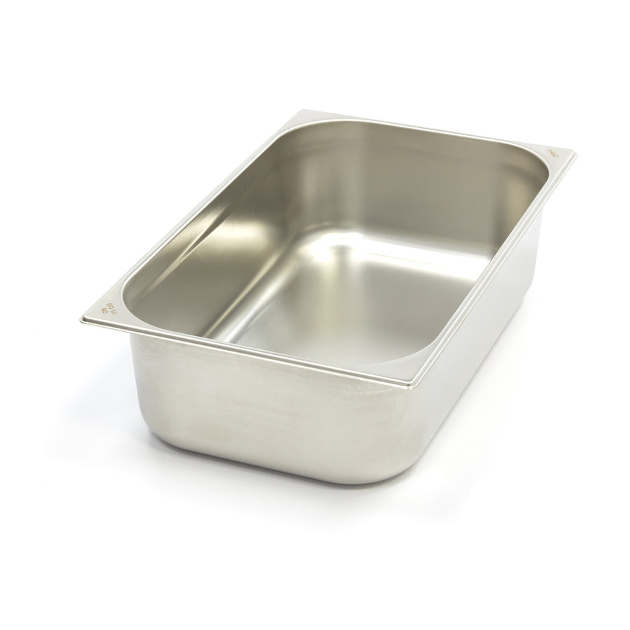 Récipient gastronorme Maxima 1/1 GN en acier inoxydable, profondeur 15 cm, pour cuisine professionnelle ou restauration.