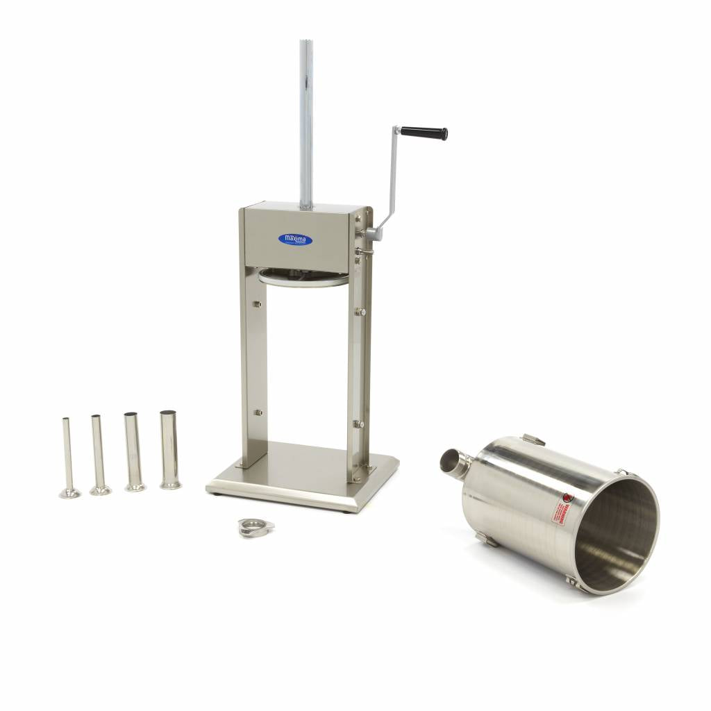 Poussoir à saucisses - 12 L - verticale -incl 4 tubes de remplissage