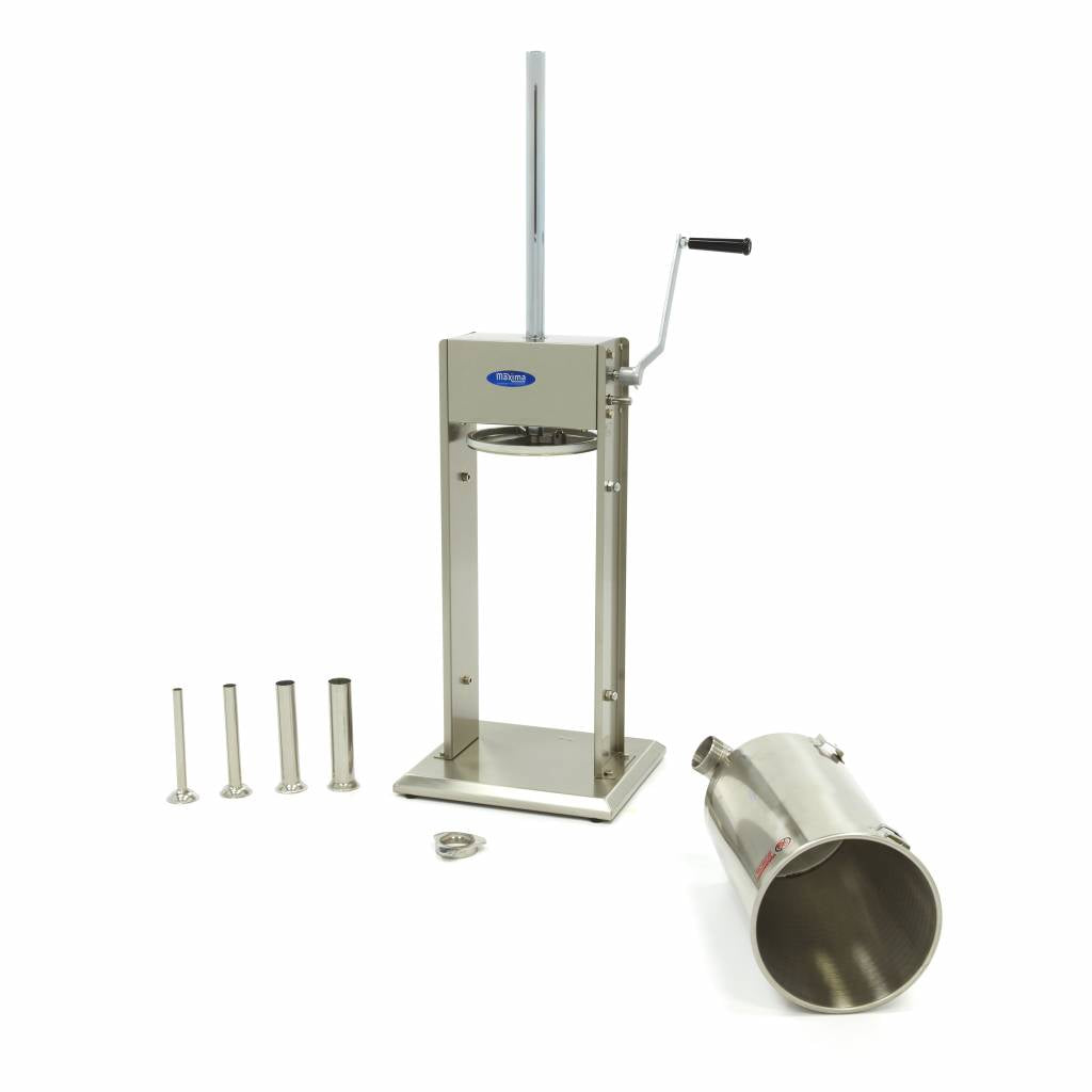 Poussoir à saucisses - 15 L - verticale - incl 4 tubes de remplissage