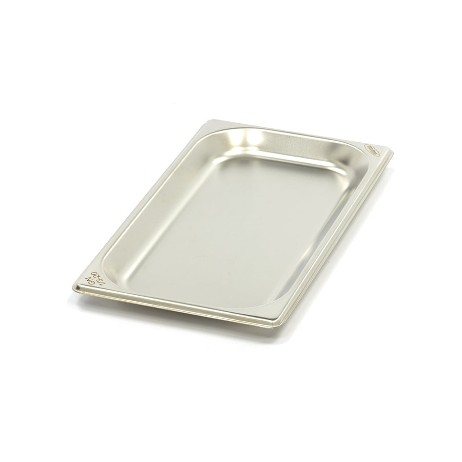 Récipient gastronorm 1/3 GN en acier inoxydable, profondeur 2 cm, bac gastronorme de la marque Maxima.
