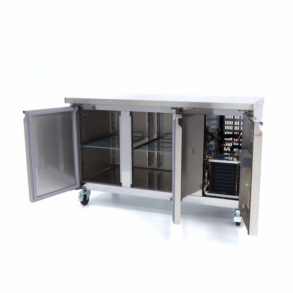 Congélateur de comptoir - 136 cm - 2 portes