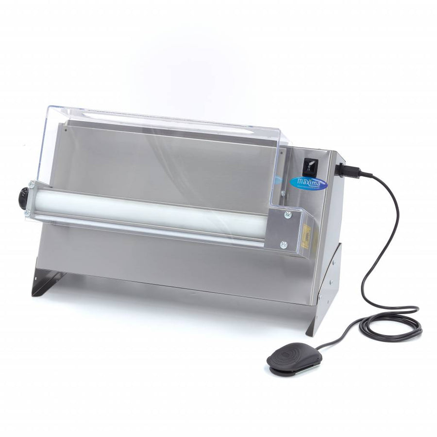 Laminoir à pâte à sucre Maxima, rouleau simple de 45 cm avec épaisseur réglable pour la confection de pâtisserie.