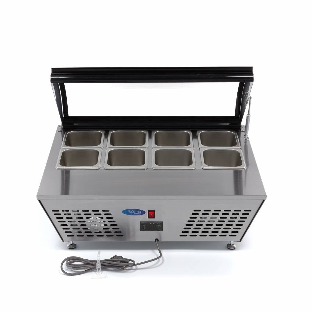 Saladette - 67 L - incl 8 x 1/6 GN - modèle de table