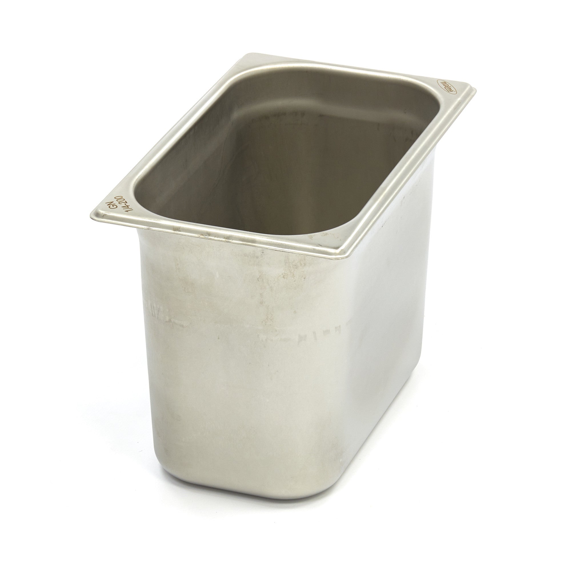 Gastronorm container - 1/4 GN - 20 cm deep - stainless steel