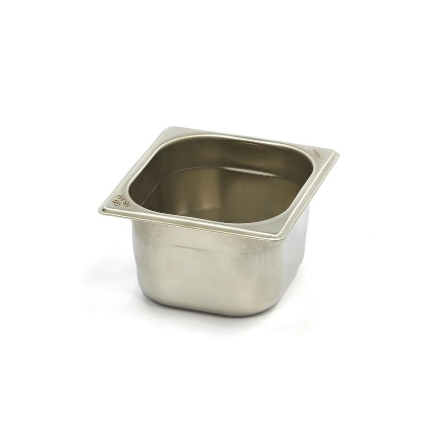 Récipient gastronorm 1/6 GN en acier inoxydable, profondeur 10 cm, bac gastronorme Maxima pour cuisine professionnelle