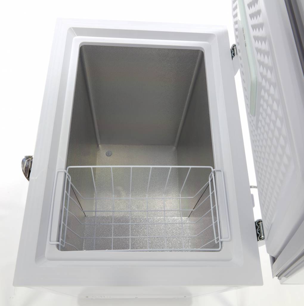 Congélateur coffre - 140 L - 2 roues - compact