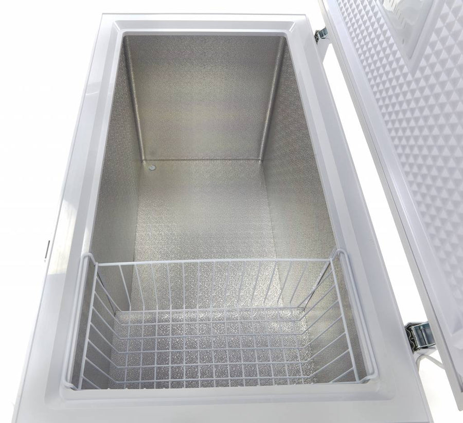 Congélateur coffre - 345 L - sur roulettes - incl panier suspendu